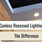 Can Vs Canless Recessed Lighting?