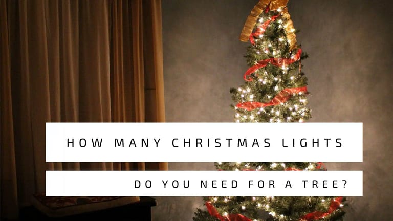 How Many Christmas Lights Do You Need For A Tree?